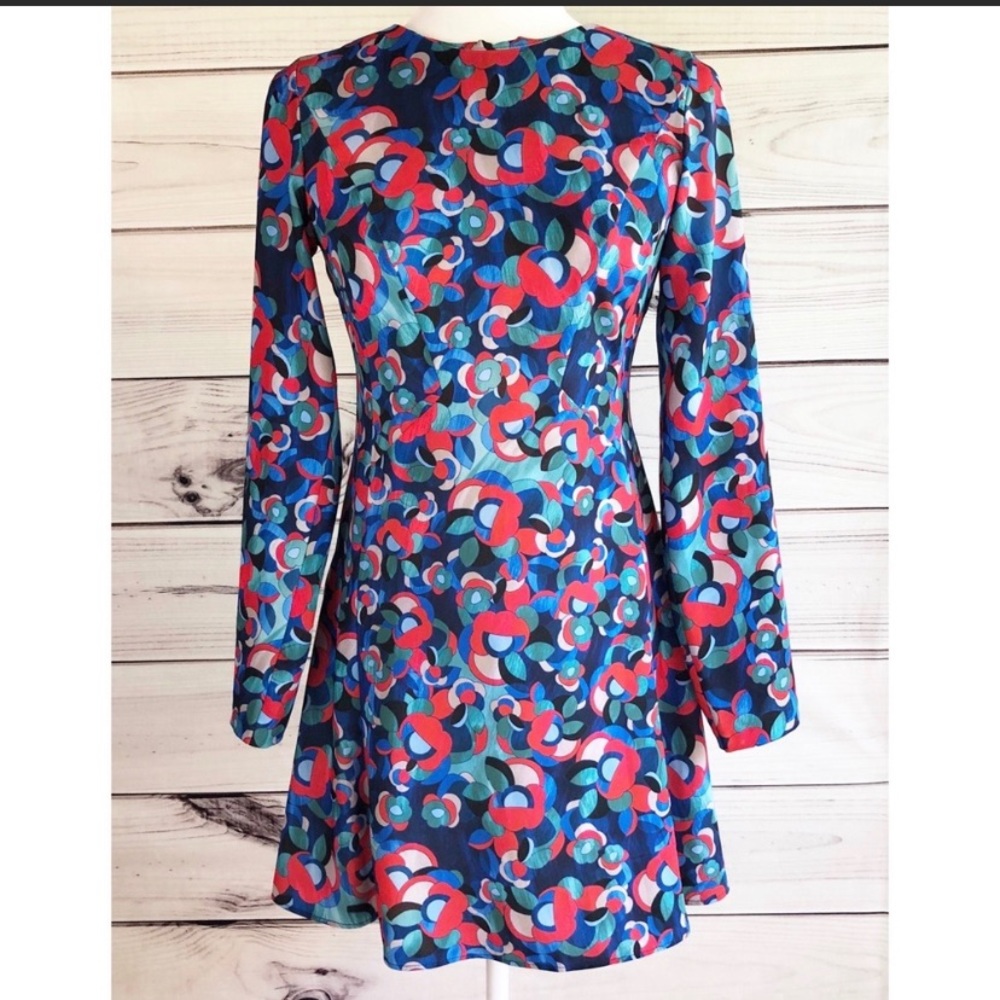 Zara Geometric floral dress